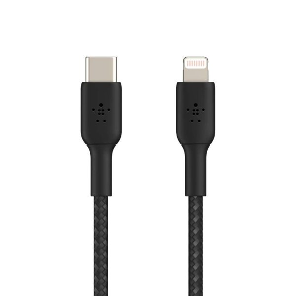 Belkin BoostCharge Lightning to Type C Cable 3.3 feet (1 meters) – Black