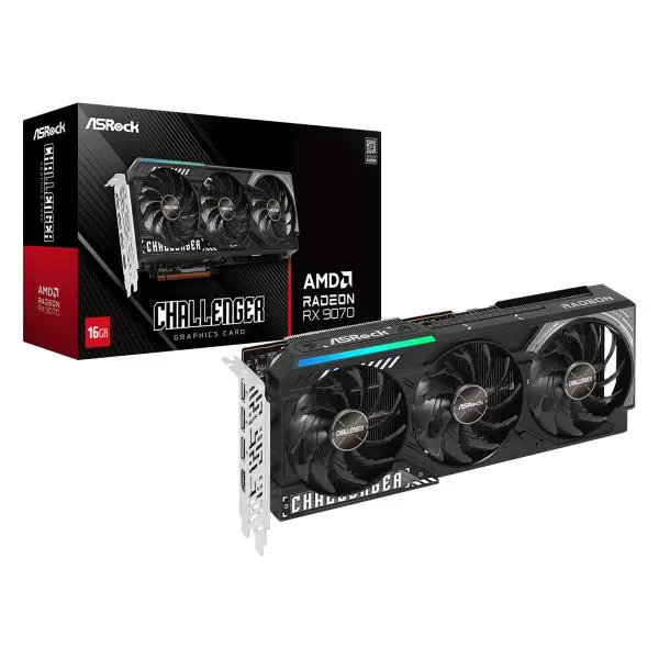 ASRock RX 9070 Challenger 16GB Graphics Card