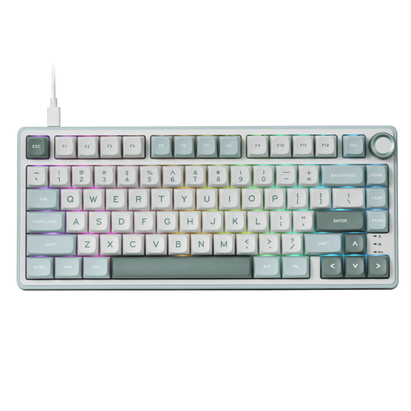 RK ROYAL KLUDGE R75 Skycyan Mechanical Keyboard Blue Switch
