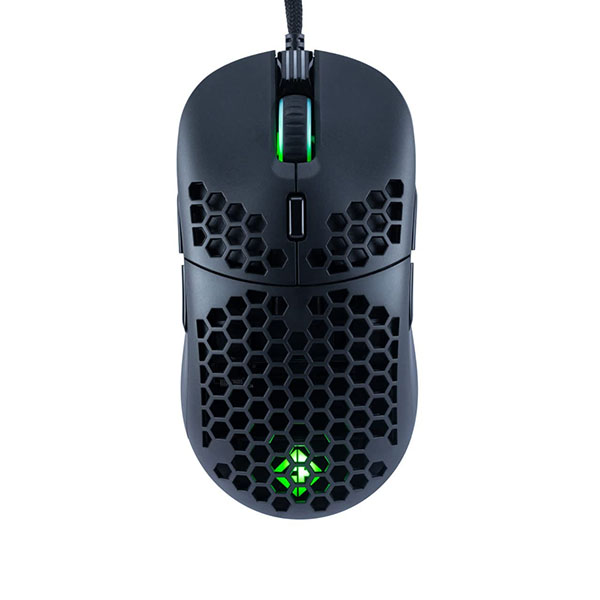 Cosmic Byte Kilonova PRO 3389IC RGB Wired Gaming Mouse with Pixart 3389 Sensor, Ultra Lightweight 73grams, Adjustable Weights, Paracord Cable, Replaceable Top Cover and Side Buttons