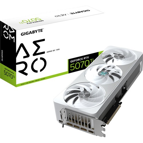 Gigabyte GeForce RTX 5070 Ti Aero OC 16GB GDDR7 Graphic Card (GV-N507TAERO OC-16GD)