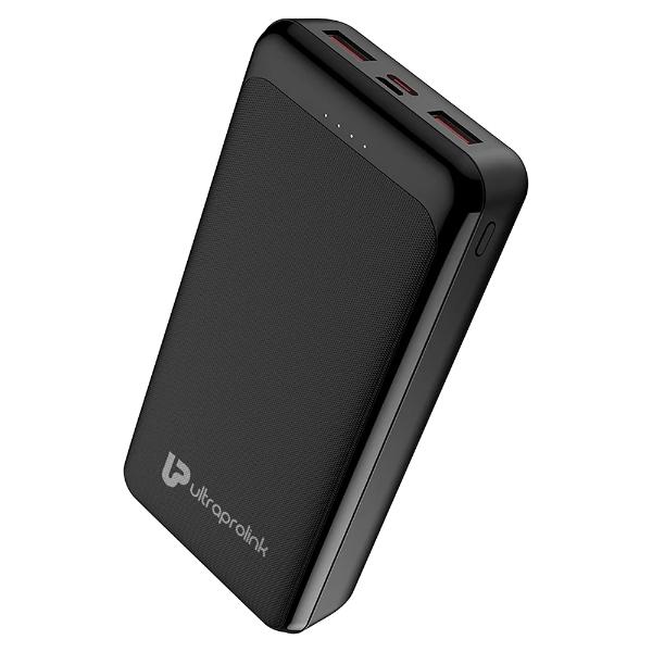 UltraProlink 20000mAh Slim 22.5W QC – PD – PPS Power Bank|Juice – Up Pronto+ UM1116BLK