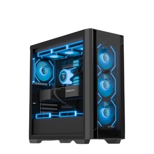 RJ Quantum Raja The beginning of your reign Entry-level gaming PC Powered By AMD Ryzen 5 & RTX 5060 Budget Gaming Prebuilt PC