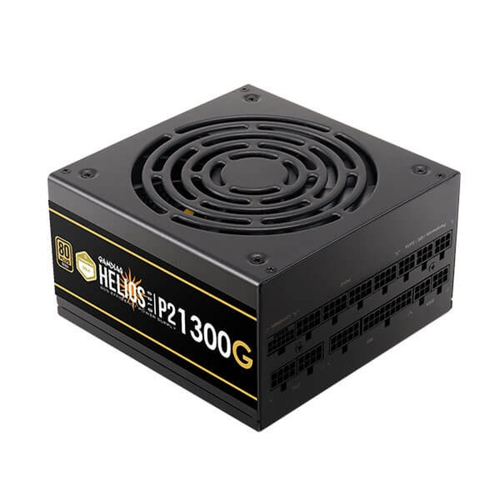 GAMDIAS HELIOS P2-1300G 1300W 80+ Gold ATX 3.0 Fully Modular Power Supply (12VHPWR, PCIe Gen 5.0, 135mm Dual-Ball Fan)