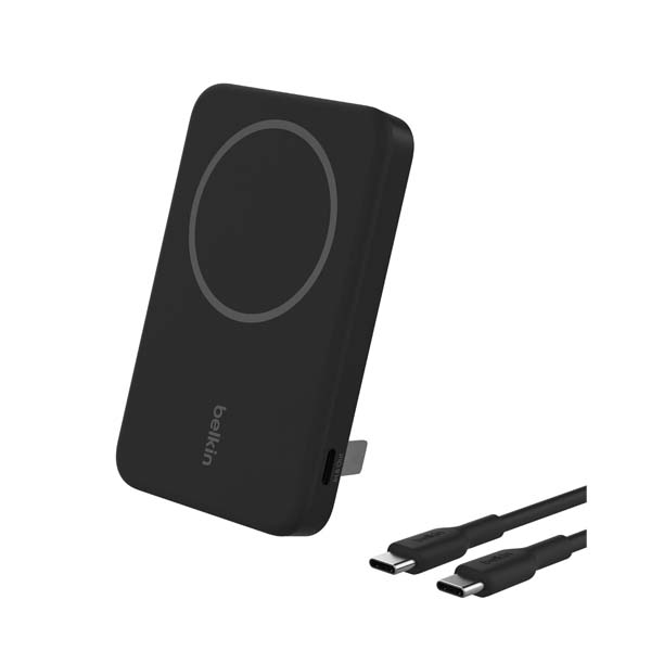 Belkin BoostCharge Pro Qi2 5000mAH Magsafe Wireless Power Bank (Black)