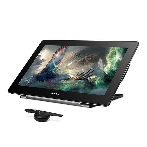 HUION Kamvas Pro 16 Plus 4K UHD Graphics Drawing Tablet with Full Laminated Screen 145% sRGB Battery-Free Stylus PW517 for PC, Mac, Android, 15.6-inch Pen Display