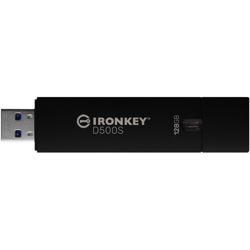 Kingston 128GB IronKey D500S Hardware-Encrypted USB Flash Drive