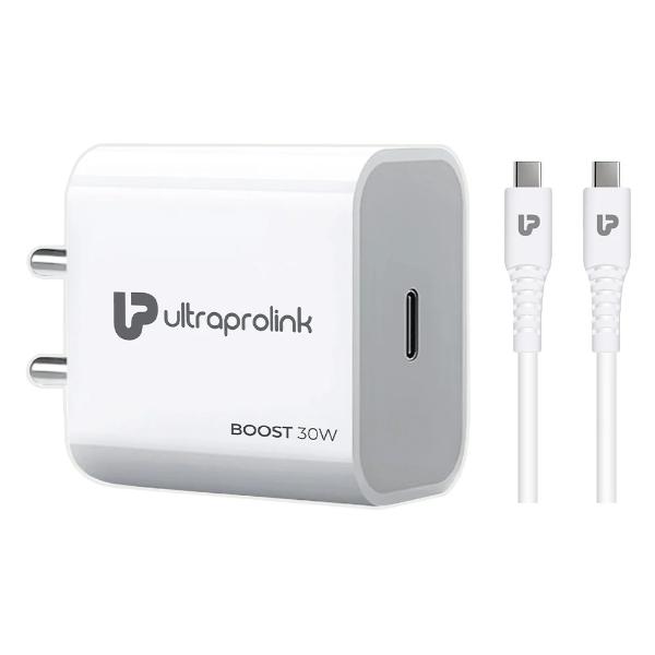 UltraProlink Boost PD30 PD-PPS 30W Travel Charger with C2C Cable UM1132C