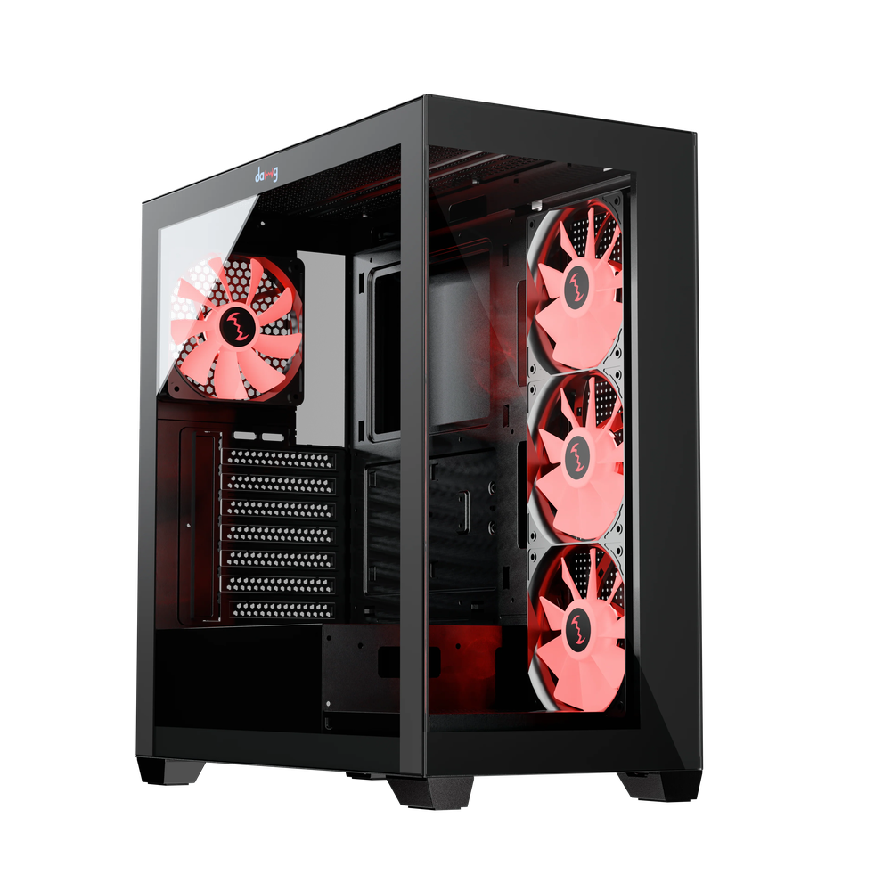 Dawg X 520 Mid Tower Chassis Black