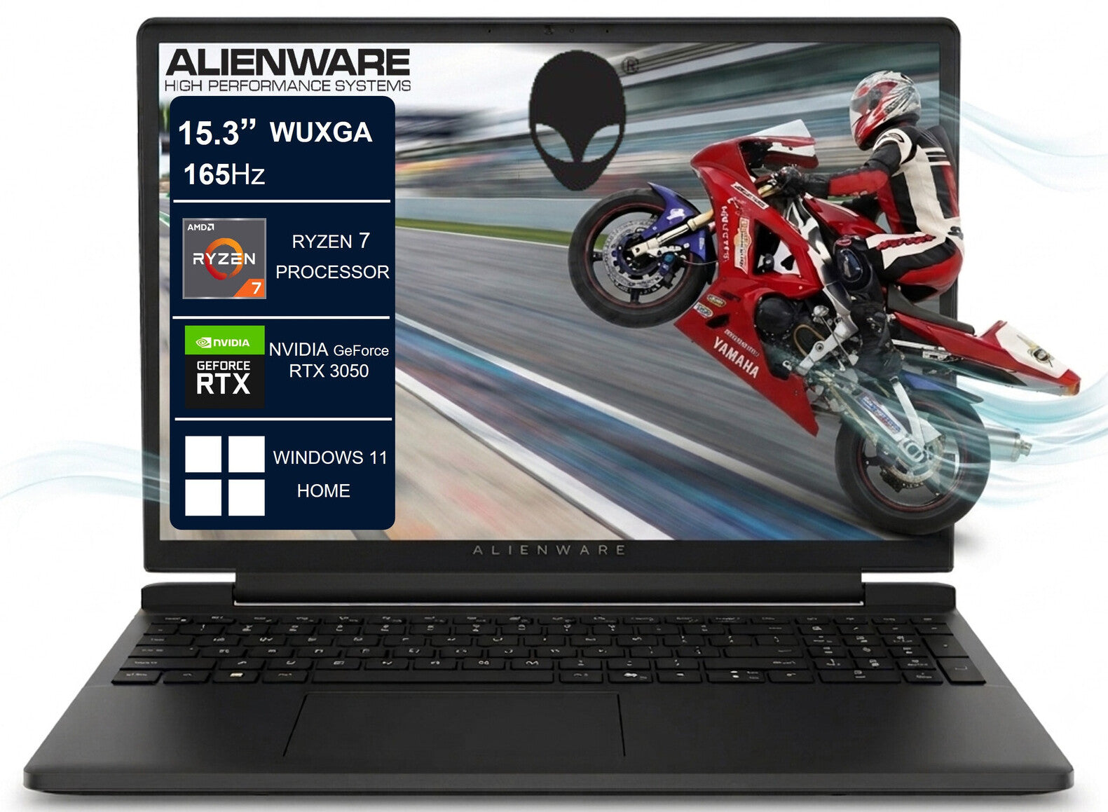 Dell Alienware 15 CAN15265CTO03MINO Ryzen 7 260 16GB 512GB RTX 3050