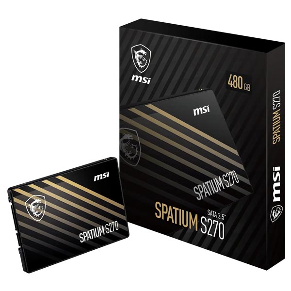 MSI SPATIUM S270 SATA 2.5 480GB Internal Solid State Drive