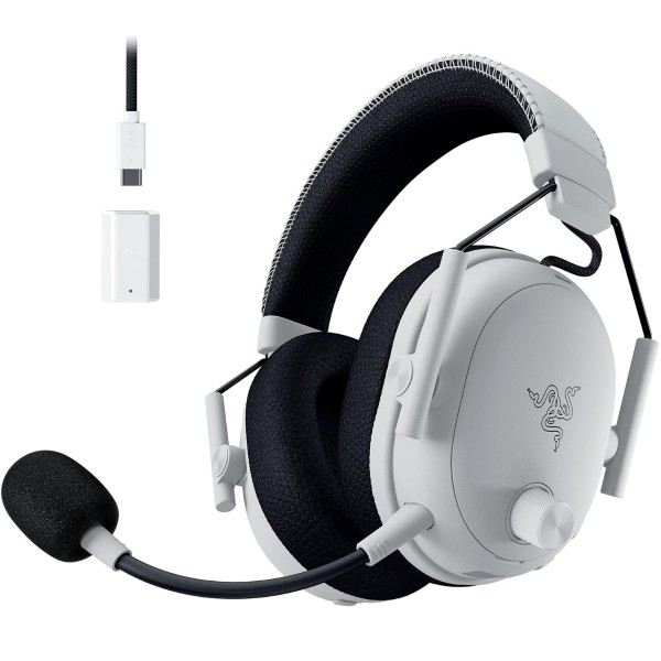 Razer BlackShark V3 Pro Wireless ANC Gaming Headset for PC- White