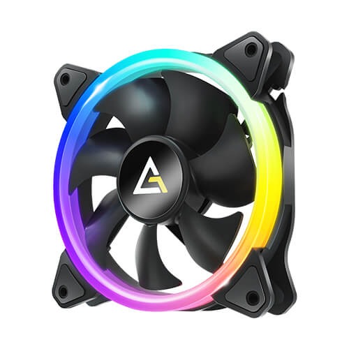 Antec Neon 120 ARGB 120mm PWM Triple Case Fan Kit with Controller (3-Pack)