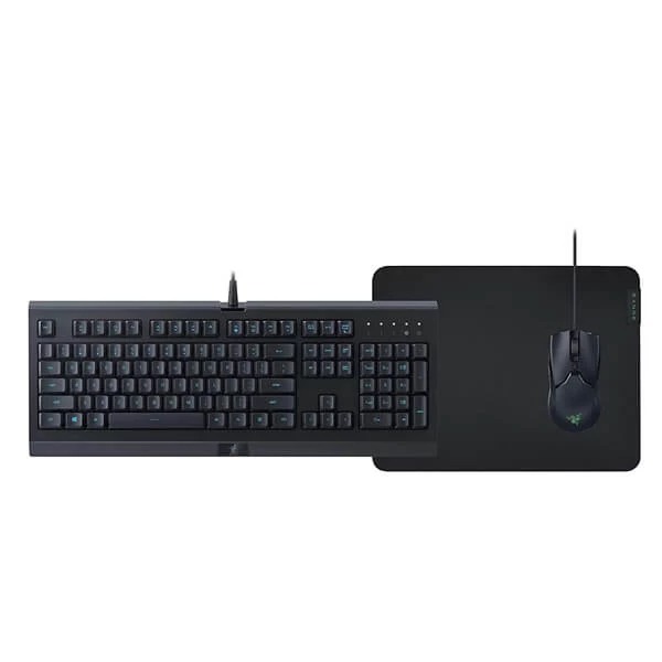 Razer Cynosa Lite Gaming Keyboard, Viper Mini Gaming Mouse And Gigantus V2 Gaming Mouse Pad, Black