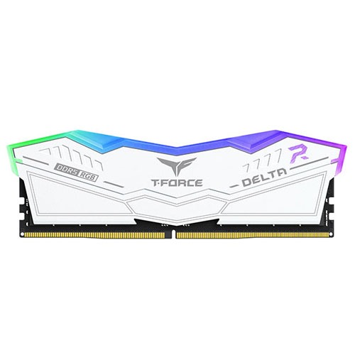 Teamgroup T-Force Delta RGB 32GB (1x32GB) DDR5 6000MHz CL38 Ram (White)
