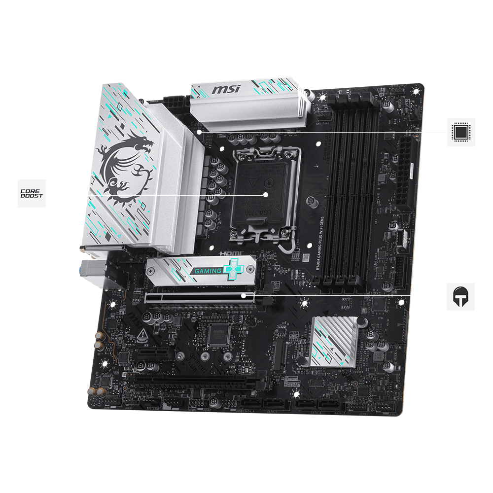 MSI B760M GAMING PLUS WIFI GEN5 Motherboard