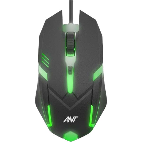 Ant GM46 Wired Optical Gaming Mouse (Black)