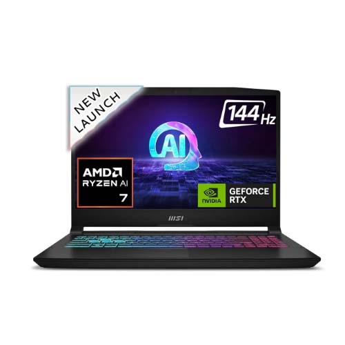 MSI KATANA A15 AI B8VE-418IN 15.6 Inch AMD R7-8845HS 16GB RAM 512GB SSD RTX4050 GPU Gaming Laptop 9S7-158N31-418
