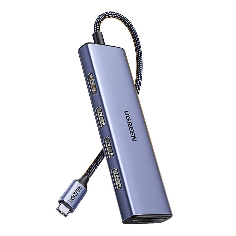 UGREEN CM511 USB-C to HDMI HUB Adapter, 3x USB-A 3.0