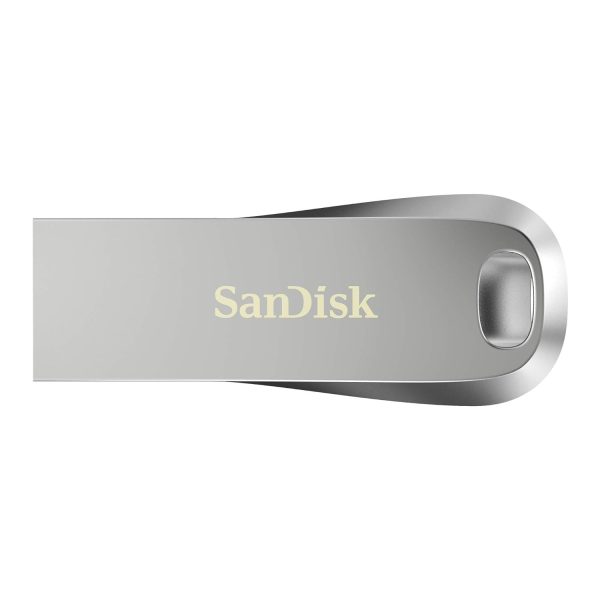 SanDisk Ultra Luxe USB 3.2 64GB Flash Drive Upto 150MB/s (All Metal, Metallic Silver)