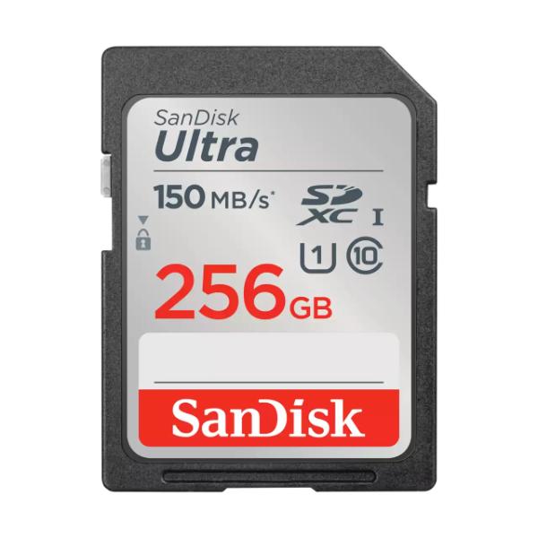SanDisk Ultra SDHC UHS-I card and SDXC UHS-I card – 256GB
