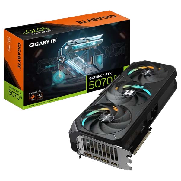 Gigabyte GeForce RTX 5070 Ti Gaming 16GB GDDR7 Graphics Card (GV-N507TGAMING-16GD)