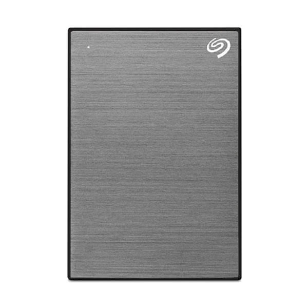 Seagate One Touch 2TB External Hard Drive with Password Protection (Space Gray)
