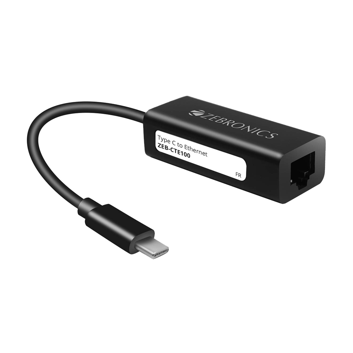 Zebronics Zeb-CTE100 Type C to RJ45 Ethernet LAN Adapter