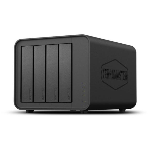 TERRAMASTER D4-320 External Hard Drive Enclosure – 4bay USB 3.2 Gen2 10Gbps Type-C USB Storage Hot Swappable Plug and Play (Diskless) Black