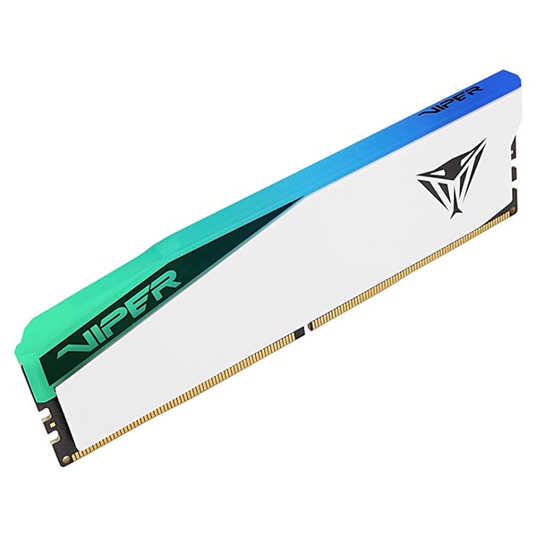 Patriot Viper Elite 5 RGB DDR5 32GB (1 x 32GB) 5200MHz CL36 RAM DIMM Module (White)