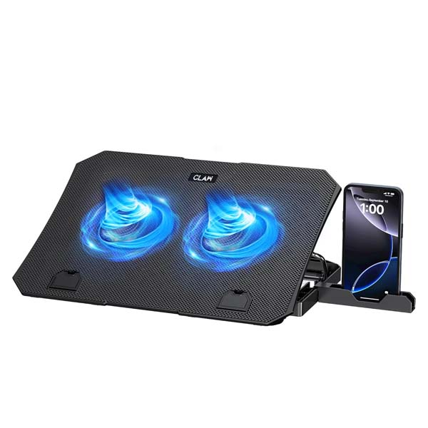 CLAW Air Pro C39 Laptop Cooling Pad with Dual 125mm Fans (Black)