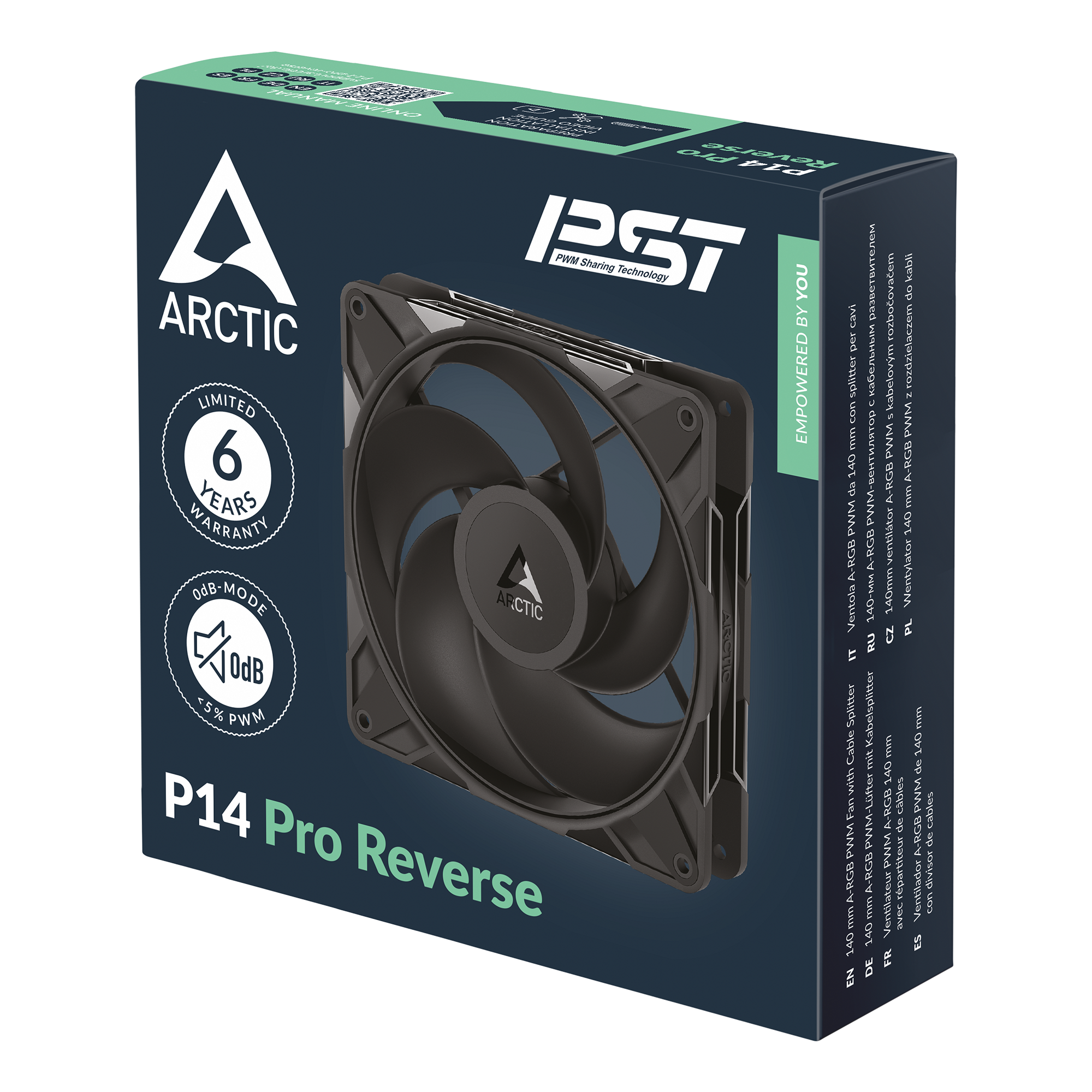 ARCTIC P14 Pro Reverse 140mm PWM Fan