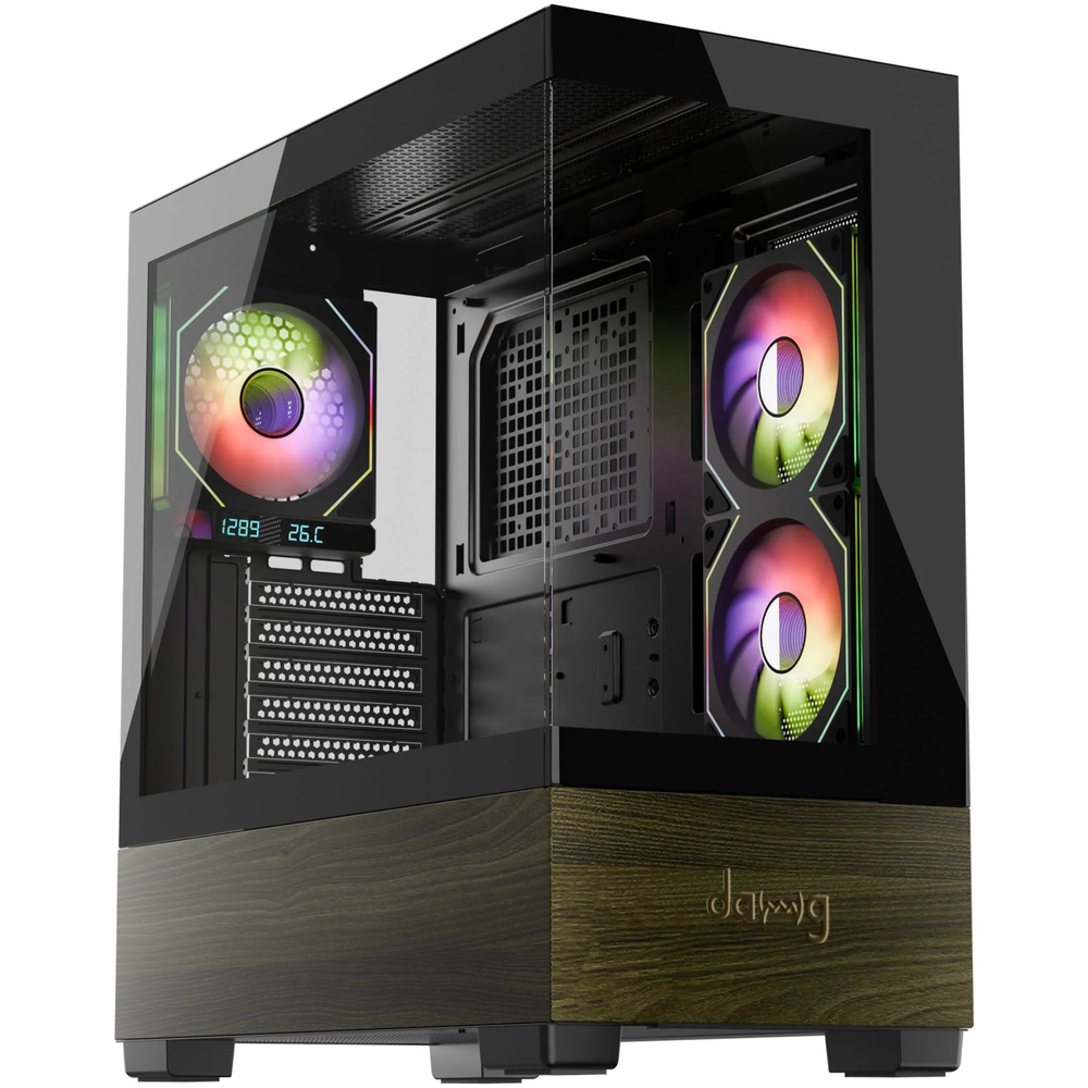 Dawg Y 738 Mid Tower Chassis Black