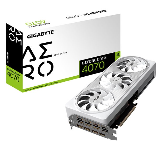 Gigabyte RTX 4070 Aero OC 12GB GDDR6X Graphic Card (GV-N4070AERO OC-12GD)
