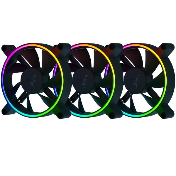Razer Kunai Chroma RGB 120MM LED PWM Performance Fans – 3 Fans