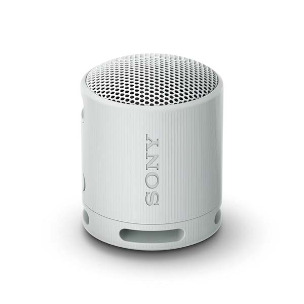 Sony SRS-XB100 Wireless Bluetooth Portable Lightweight Super-Compact Travel Speaker (Light Grey)