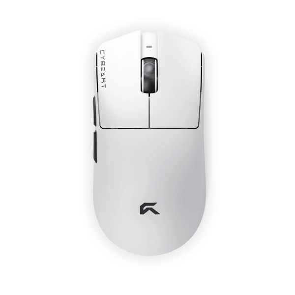 Cybeart Artemis – 1K 52g Ultra-light Hot-Swap Battery Tri-Mode Wireless Gaming Mouse – White