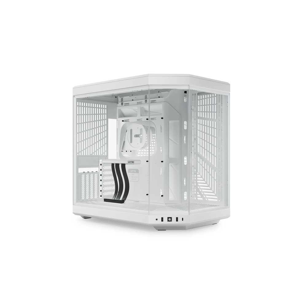 HYTE Y70 Dual-Chamber Panoramic E-ATX Mid-Tower Case (Snow White)