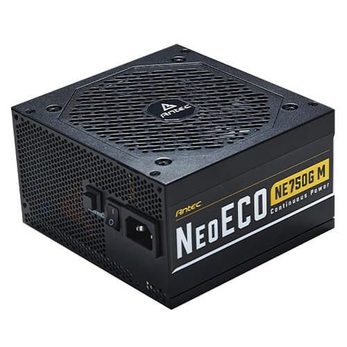 Antec NE750G M NeoECO Gold Modular 750W 80 Plus Gold Fully Modular Power Supply