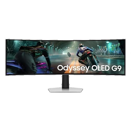 SAMSUNG LS49DG910SWXXL Odyssey G9 49 Inch OLED 144 Hz Gaming Monitor (Silver)