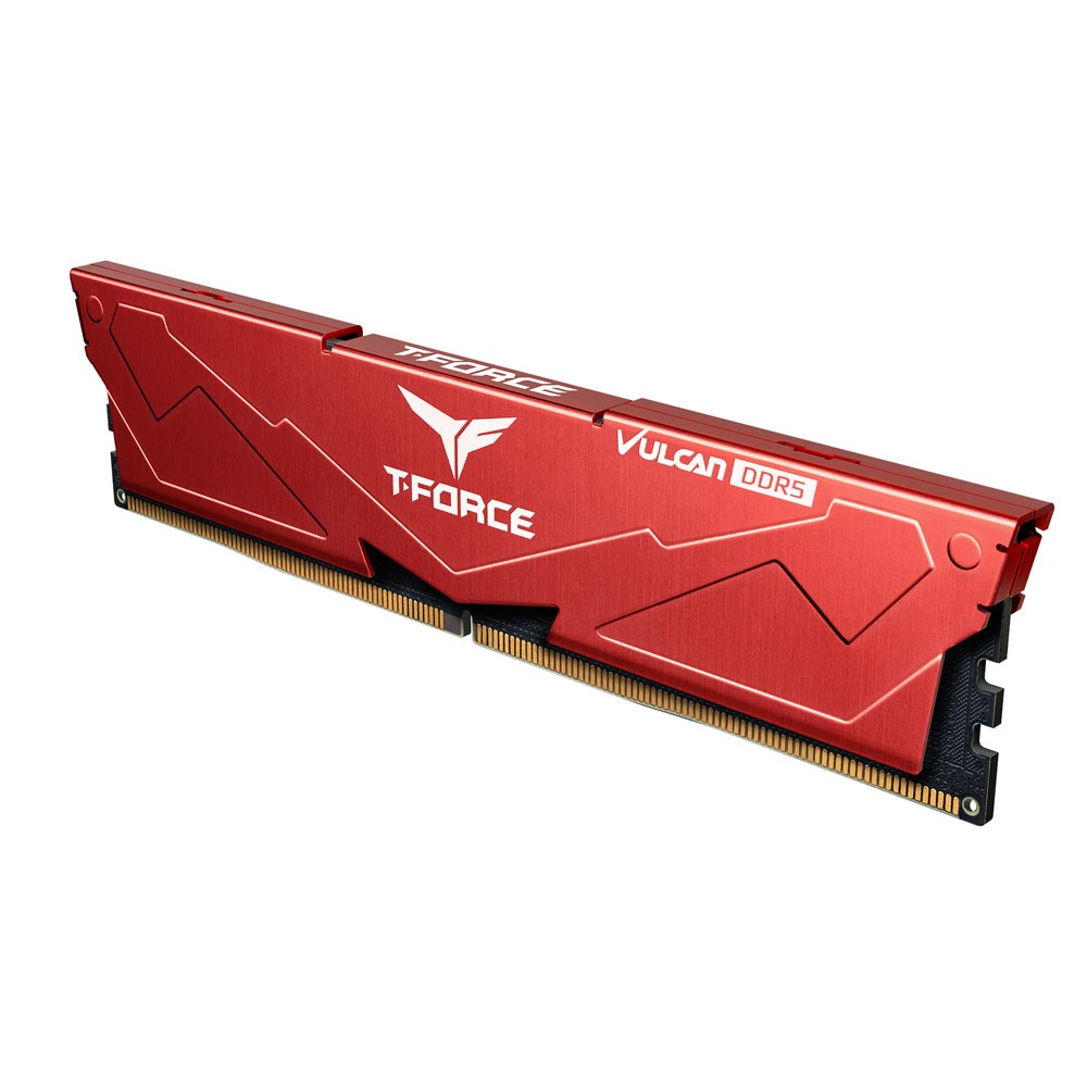 TEAMGROUP T-Force Vulcan DDR5 16GB 6000MHz CL38 Desktop RAM (Red)