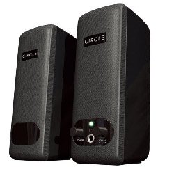 CIRCLE CT220 2.0 6W Multimedia Stereo Wired Speaker (Black)