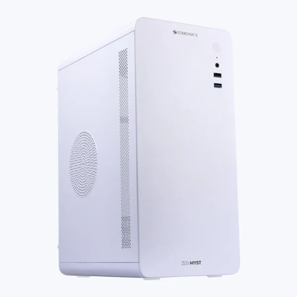 ZEBRONICS MYST mATX Cabinet White