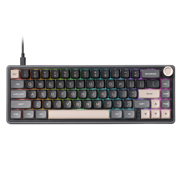 RK ROYAL KLUDGE R65 Phantom Wired Gaming Keyboard Chartreuse Switch