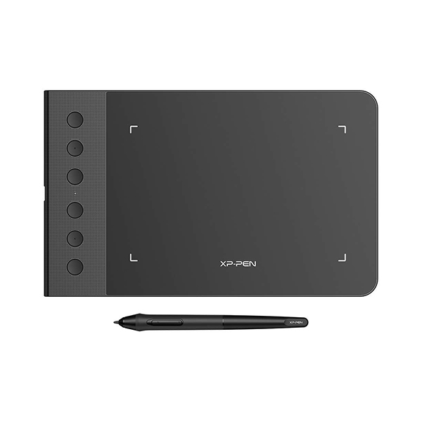 XP-PEN StarG640S Android Supported Graphics Drawing Tablet Pen Tablet, 6 Shortcut Keys, 8192 Levels of Pressure Sensitivity, Battery-Free Stylus and 20 Replacement nibs (Black, 6×4 Size)
