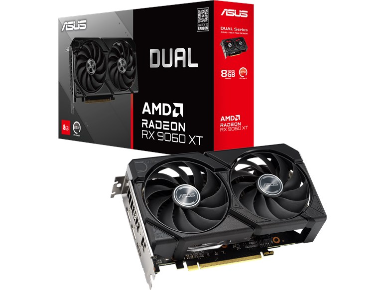 ASUS Radeon RX 9060 XT Dual 8GB GDDR6 Graphics Card
