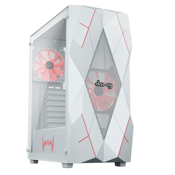 Dawg V 240 ATX Mid Tower Case – White