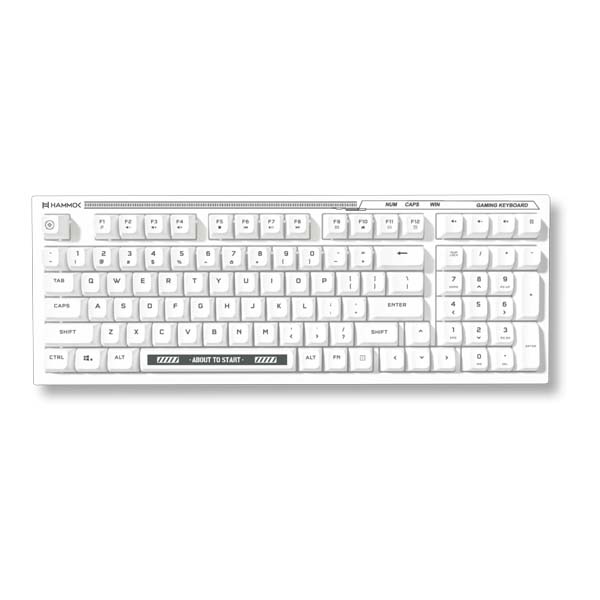 Hammok SPARTAN Wired Gaming Keyboard (White)