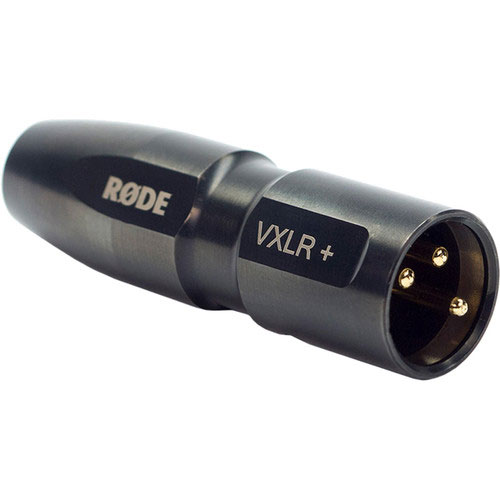 Rode VXLR 3.5mm TRS Female to XLR Male Adapter with Phantom Power Converter
