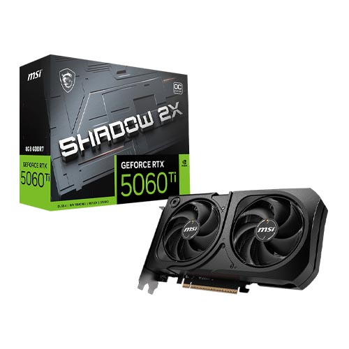 MSI GeForce RTX 5060 Ti 8G SHADOW 2X OC PLUS Graphic Card